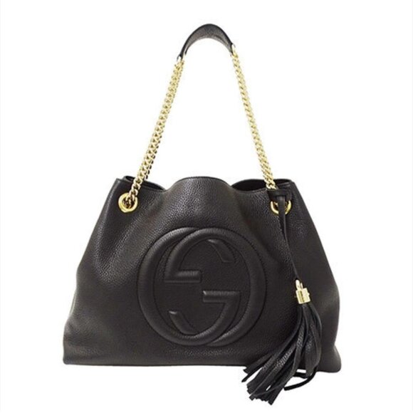 Gucci Soho Leather Shoulder Bag 680-040925 - Picture 1 of 16